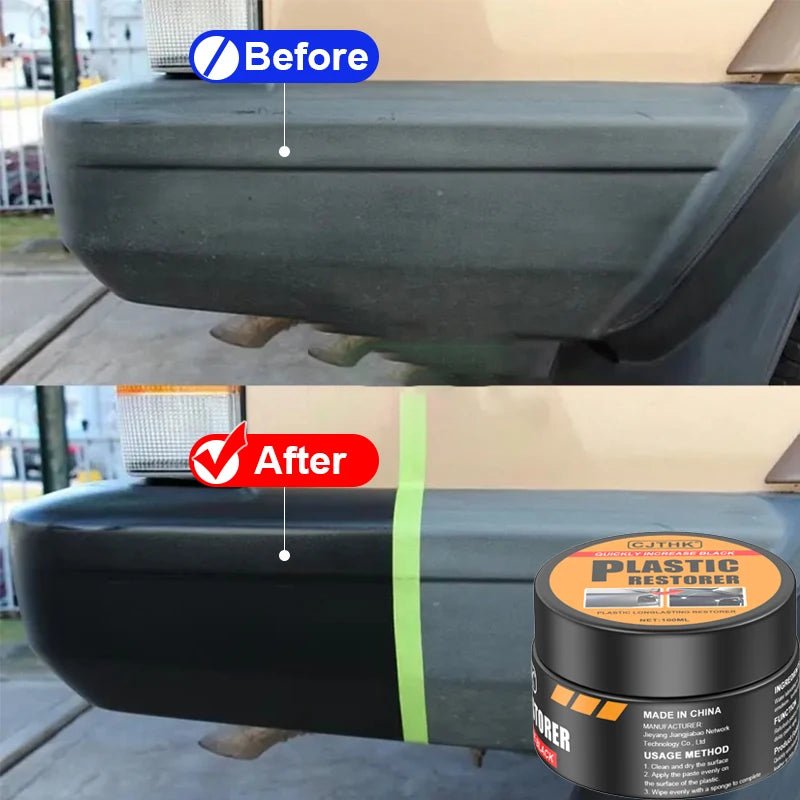 Car Plastic Restorer Back To Black Gloss Auto Interior Leather & Panel Renewal Wax Coating Agent Auto Polish And Repair Coating - Walmarkettt.com