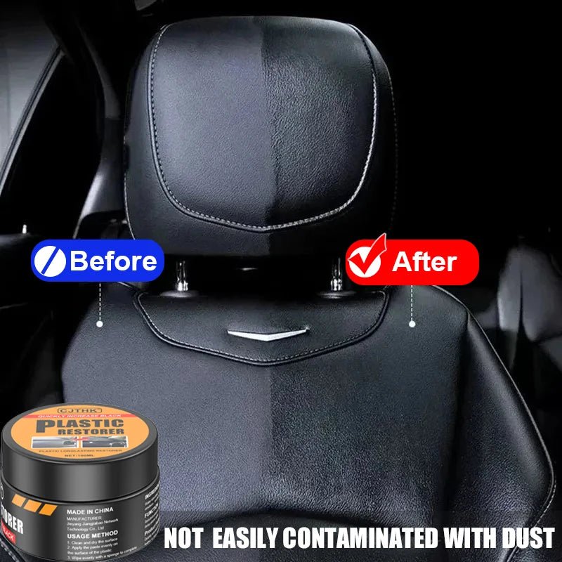 Car Plastic Restorer Back To Black Gloss Auto Interior Leather & Panel Renewal Wax Coating Agent Auto Polish And Repair Coating - Walmarkettt.com