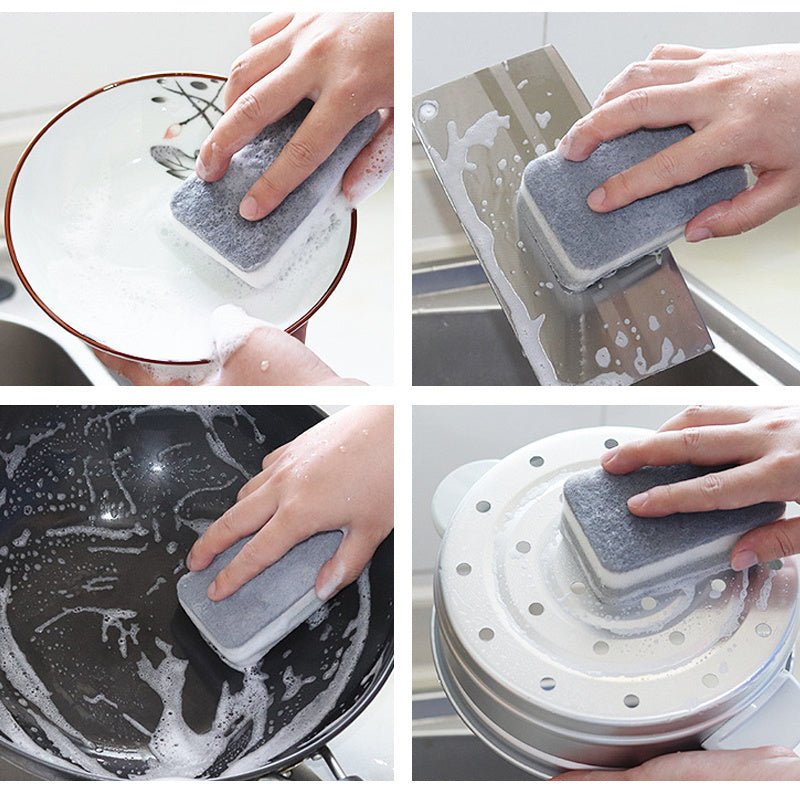 Double - sided Cleaning Spongs Household Scouring Pad Kit - Walmarkettt.com