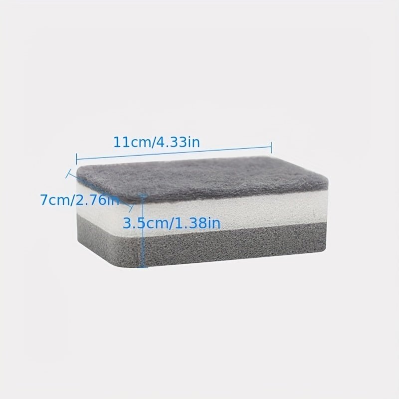 Double - sided Cleaning Spongs Household Scouring Pad Kit - Walmarkettt.com