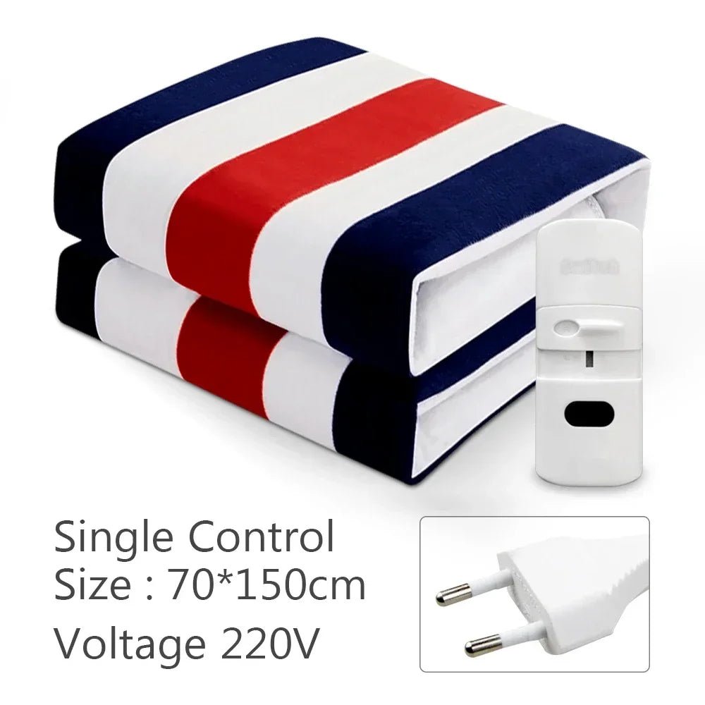 Electric blanket 150*70cm RDDSPON 220V single electric heating pad suitable for room automatic heating and warming blanket - Walmarkettt.com