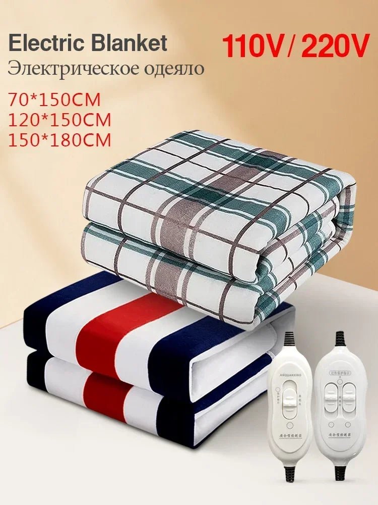 Electric blanket 150*70cm RDDSPON 220V single electric heating pad suitable for room automatic heating and warming blanket - Walmarkettt.com