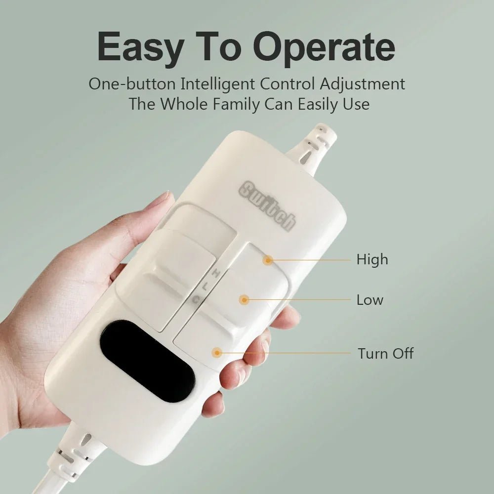 Electric blanket 150*70cm RDDSPON 220V single electric heating pad suitable for room automatic heating and warming blanket - Walmarkettt.com