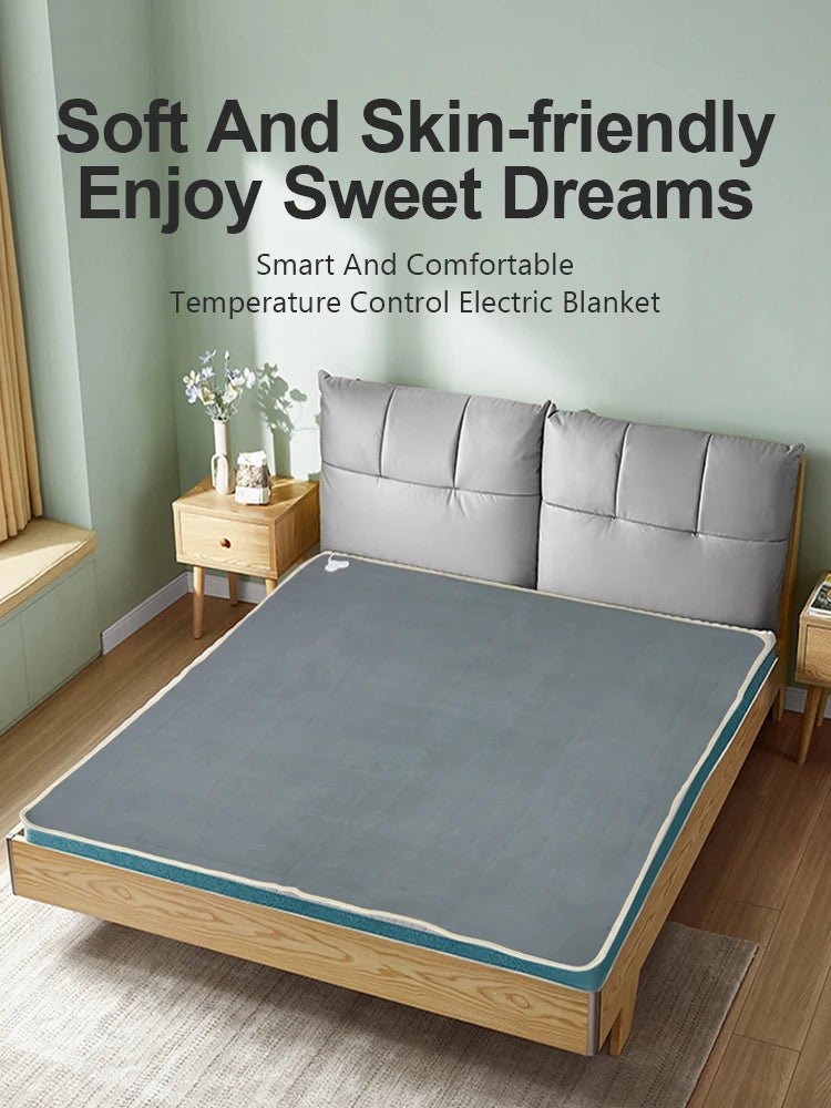 Electric blanket 150*70cm RDDSPON 220V single electric heating pad suitable for room automatic heating and warming blanket - Walmarkettt.com