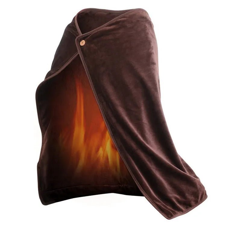 Electric Blanket 3 Heat Settings Wearable Electric Warm Shawl Multifunctional Soft Cold Protection Home Office Back Knee Warmer - Walmarkettt.com