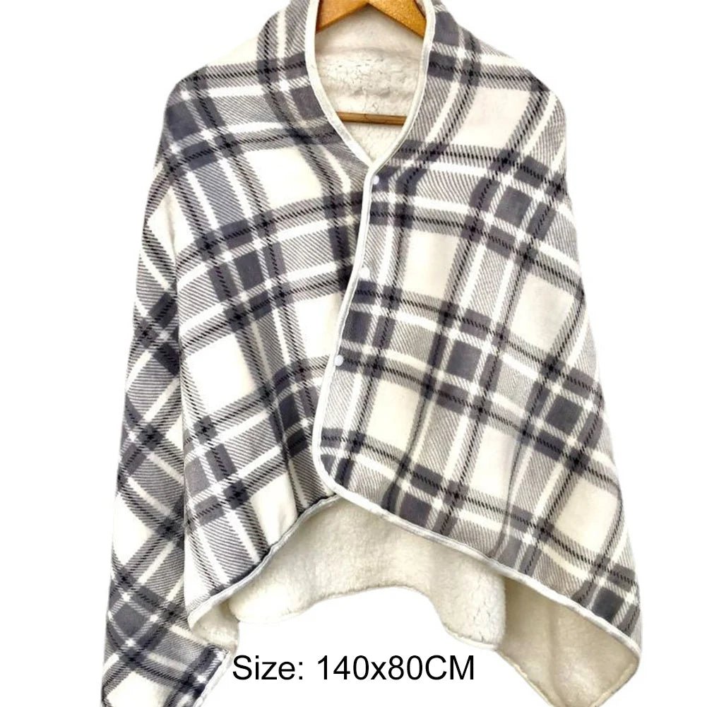 Electric Blanket 3 Heat Settings Wearable Electric Warm Shawl Multifunctional Soft Cold Protection Home Office Back Knee Warmer - Walmarkettt.com