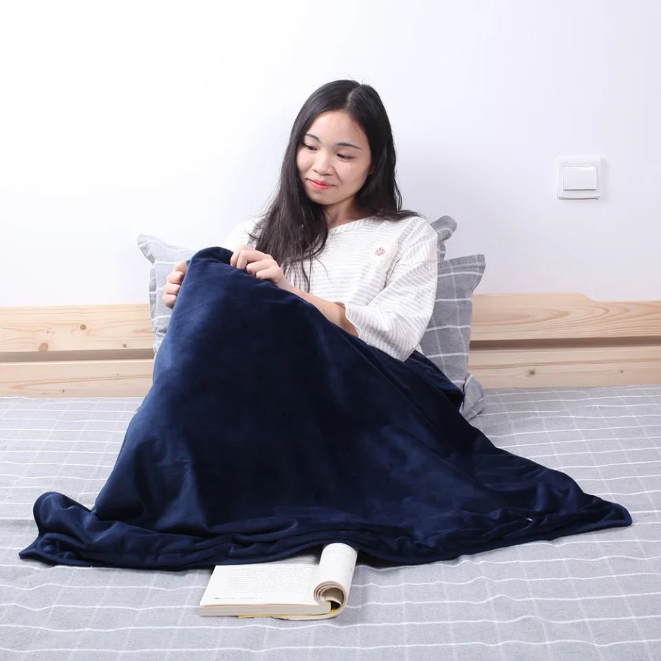 Electric Blanket 3 Heat Settings Wearable Electric Warm Shawl Multifunctional Soft Cold Protection Home Office Back Knee Warmer - Walmarkettt.com