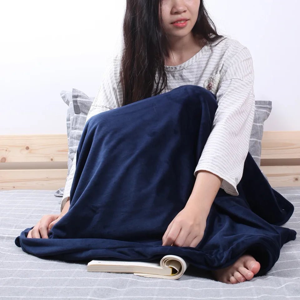 Electric Blanket 3 Heat Settings Wearable Electric Warm Shawl Multifunctional Soft Cold Protection Home Office Back Knee Warmer - Walmarkettt.com