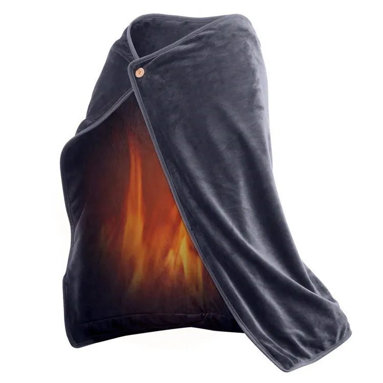 Electric Blanket 3 Heat Settings Wearable Electric Warm Shawl Multifunctional Soft Cold Protection Home Office Back Knee Warmer - Walmarkettt.com