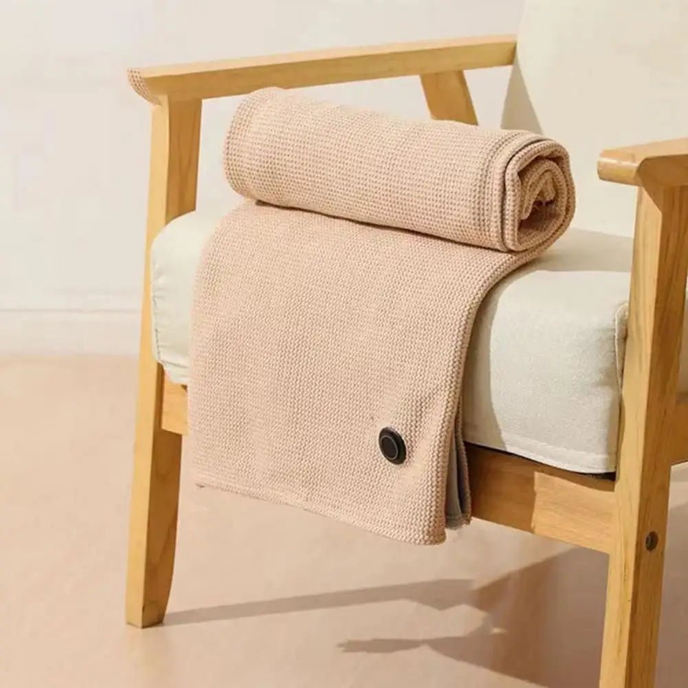 Electric Blanket with Usb Heating Usb Powered Heating Shawl Wraps for Women Cordless Electric Blanket Soft Zippered for Winter - Walmarkettt.com