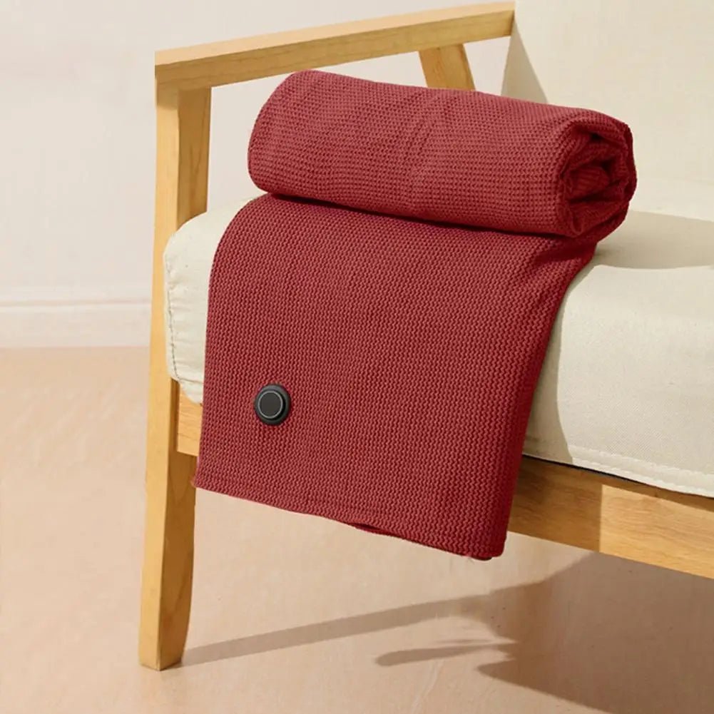 Electric Blanket with Usb Heating Usb Powered Heating Shawl Wraps for Women Cordless Electric Blanket Soft Zippered for Winter - Walmarkettt.com