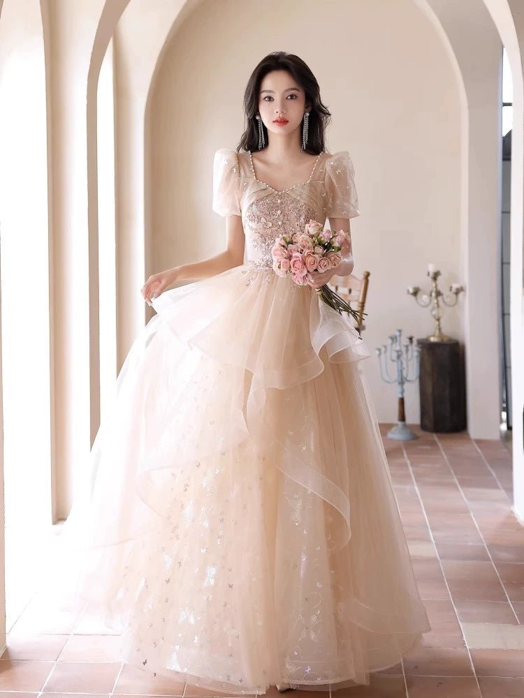 Evening Dress Female 2024 New Arrival Fancy Banquet Art Exam Host Adult Girl High - End Affordable Luxury Niche Dress - Walmarkettt.com