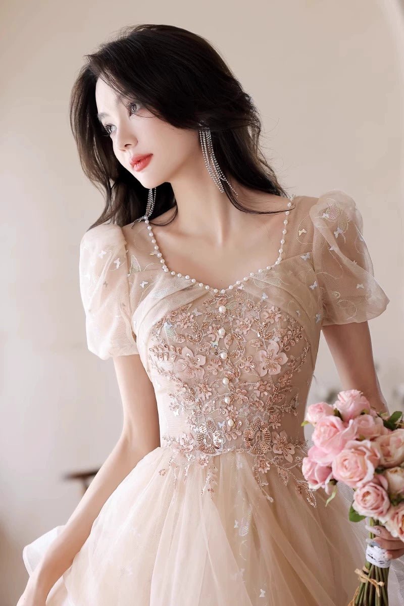 Evening Dress Female 2024 New Arrival Fancy Banquet Art Exam Host Adult Girl High - End Affordable Luxury Niche Dress - Walmarkettt.com
