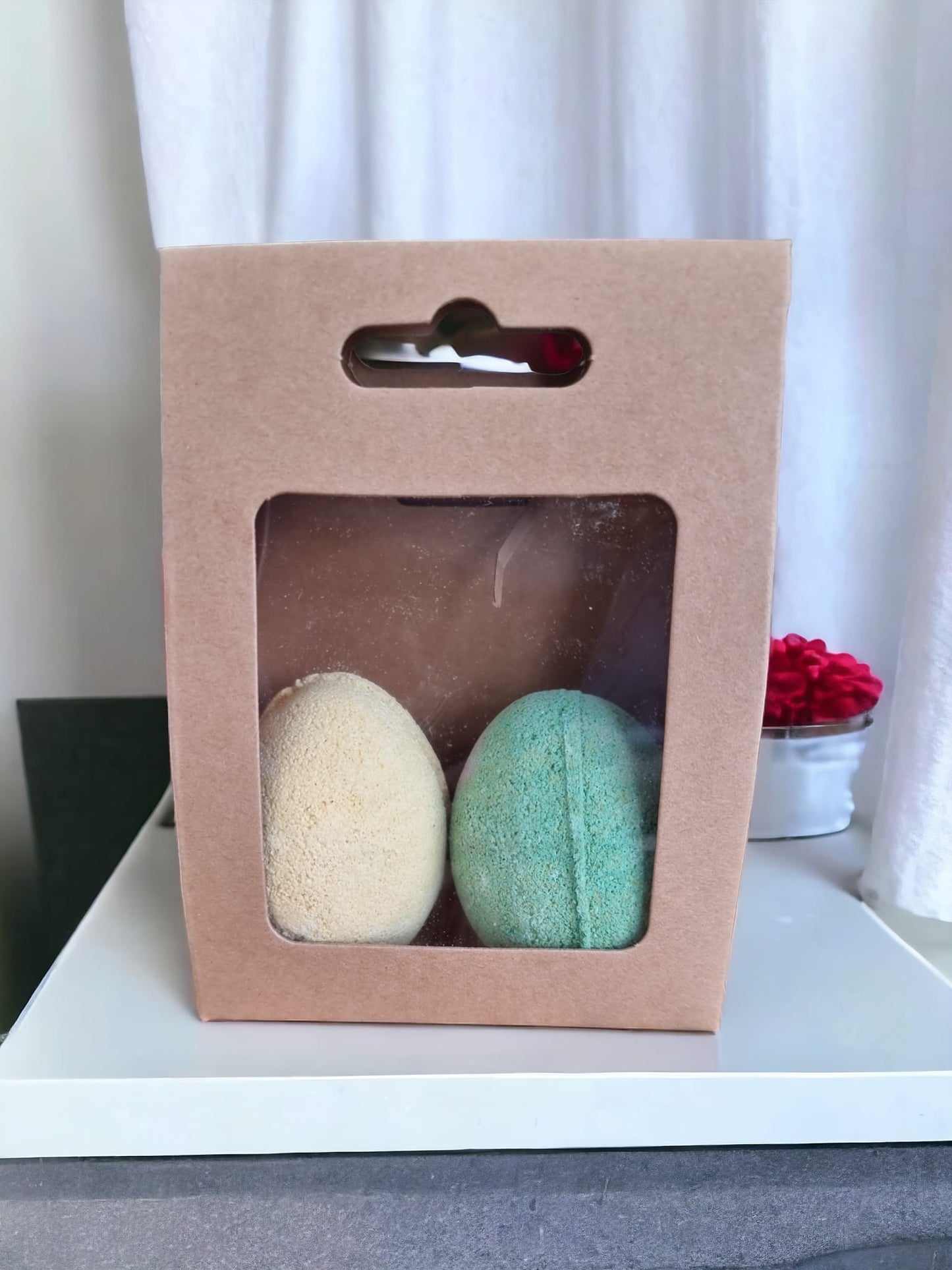 Fizzy Egg Bath Bombs x2 Pack - Yellow & Green - Walmarkettt.com