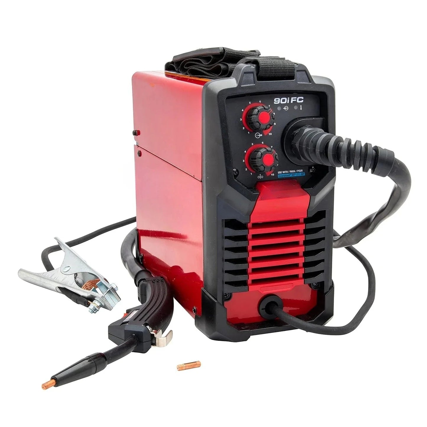Flux Core Wire Feed Weld - PAK Welder, 120V Welding Machine, Portable w/Shoulder Strap, Protective Metal Case, Best for Small Jobs - Walmarkettt.com