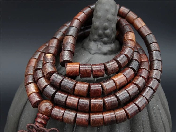 Hainan Huanghuali Wood Buddha Beads Bracelet 8mm Rosewood Willow - Walmarkettt.com