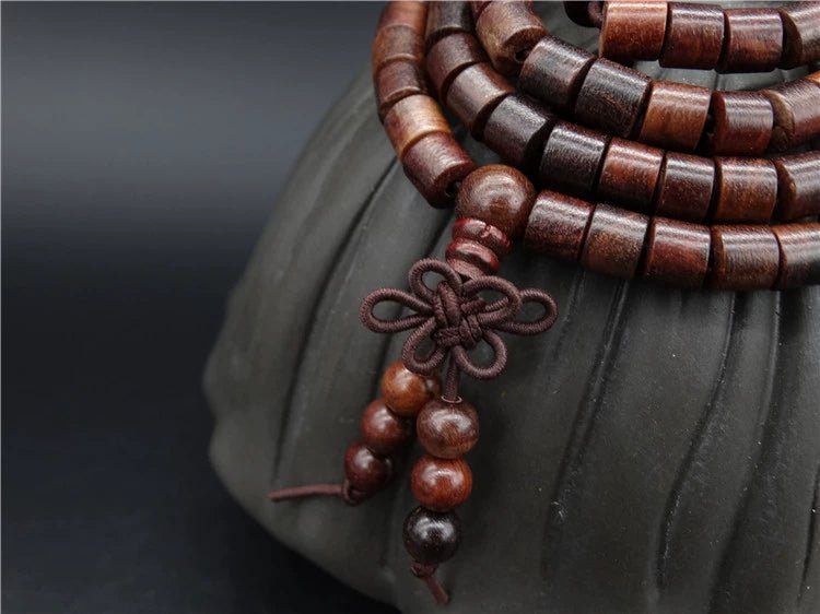 Hainan Huanghuali Wood Buddha Beads Bracelet 8mm Rosewood Willow - Walmarkettt.com