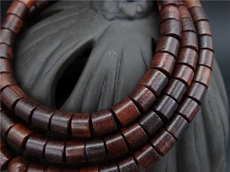 Hainan Huanghuali Wood Buddha Beads Bracelet 8mm Rosewood Willow - Walmarkettt.com