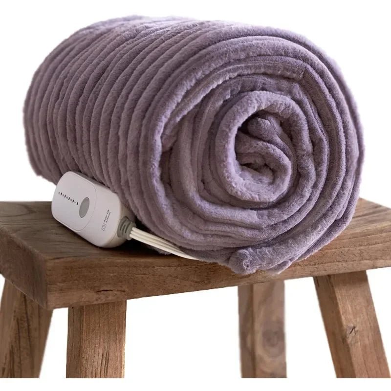 Heated Blanket Electric Throw 50''X60'' - Soft Silky Plush Electric Blanket with 4 Heating Level & 3 Hour Auto Off Heating Blanket - Walmarkettt.com