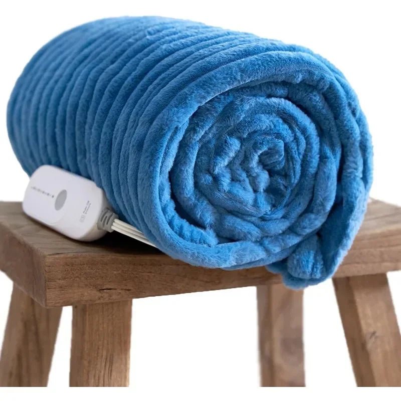Heated Blanket Electric Throw 50''X60'' - Soft Silky Plush Electric Blanket with 4 Heating Level & 3 Hour Auto Off Heating Blanket - Walmarkettt.com