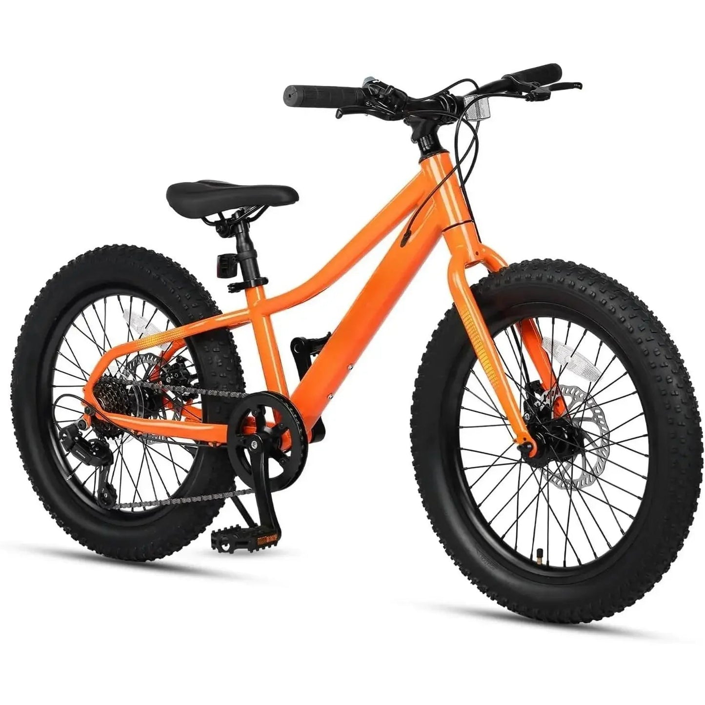 Kids Mountain Bike, 20 24 Inch Fat Tire Bike for Teen Ages 6 - 14 Year Old, Bicycle with 2.8 - Inch Wide Tires and 6 Speed - Walmarkettt.com