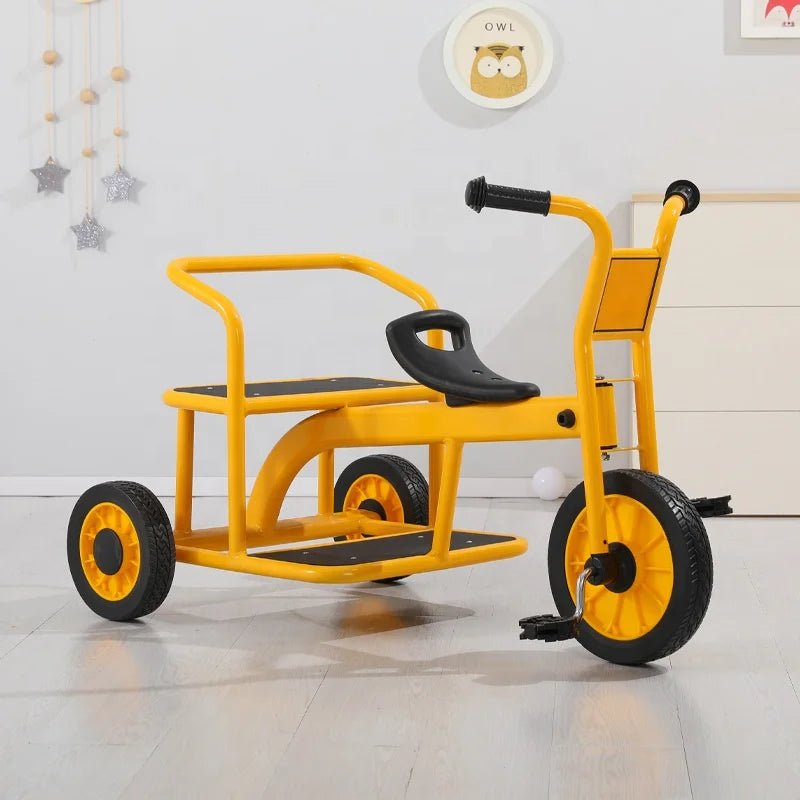 Kindergarten tandem Bicycle High Quality Children's Minivan Outdoor 2 - 6 Years Old Children's Tricycle - Walmarkettt.com
