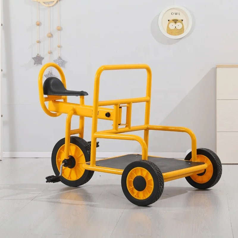 Kindergarten tandem Bicycle High Quality Children's Minivan Outdoor 2 - 6 Years Old Children's Tricycle - Walmarkettt.com