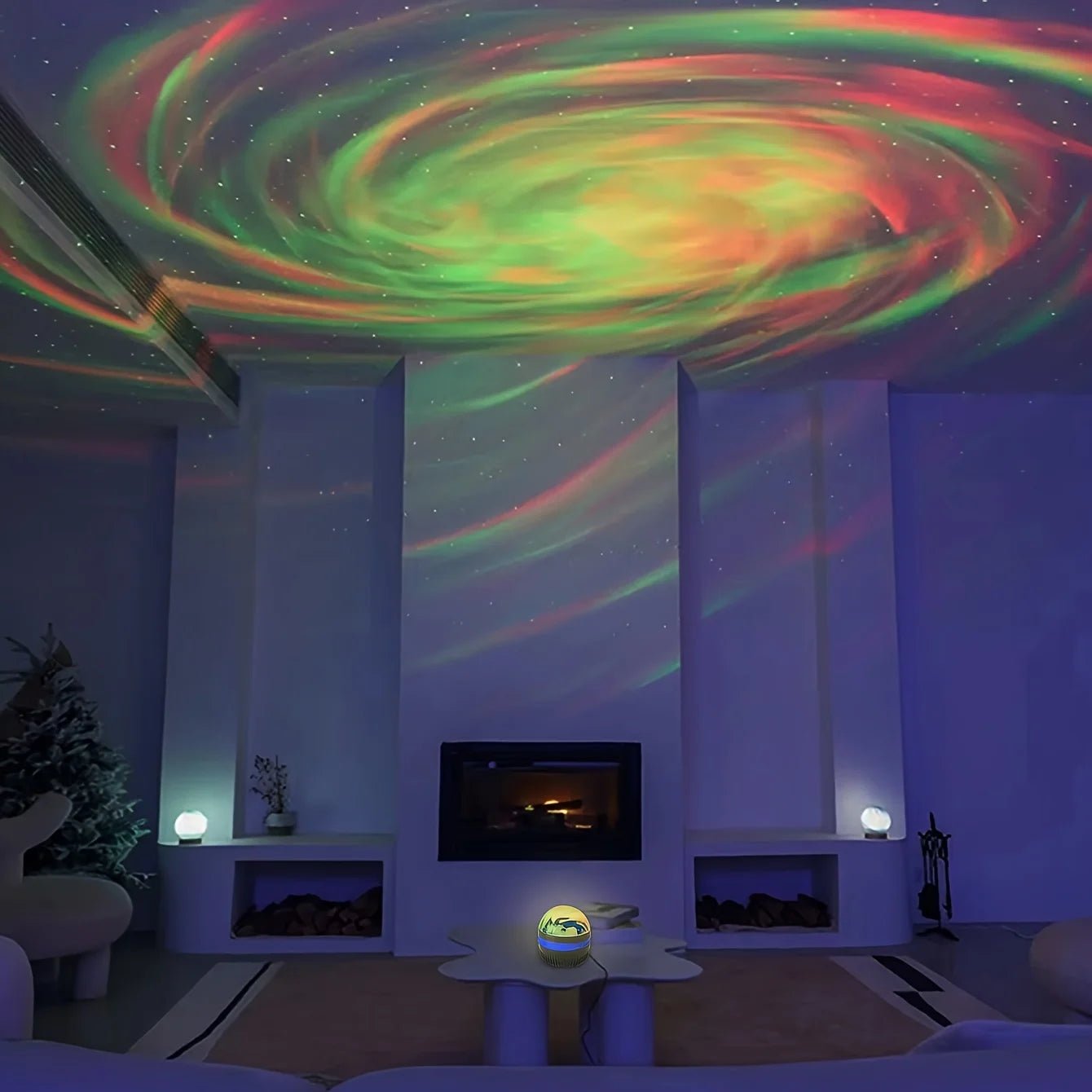 LED NightLights Galaxy Projector Remote Control 5V USB Rechargeable Starry Sky Lamp DMX Sound Active 7 Modes for Kids Room Decor - Walmarkettt.com