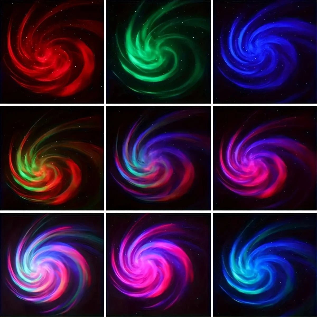 LED NightLights Galaxy Projector Remote Control 5V USB Rechargeable Starry Sky Lamp DMX Sound Active 7 Modes for Kids Room Decor - Walmarkettt.com