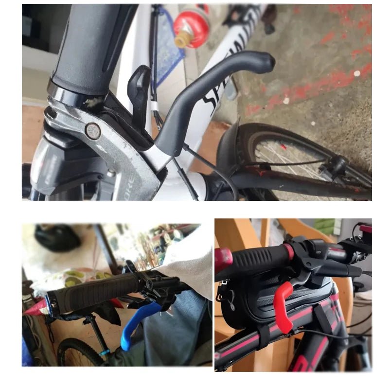 MEROCA 1Pair Bike Brake Lever Protective Silicone Bicycle Lever Grips Bicycle Brake Handle Cover Bicycle Accessories - Walmarkettt.com