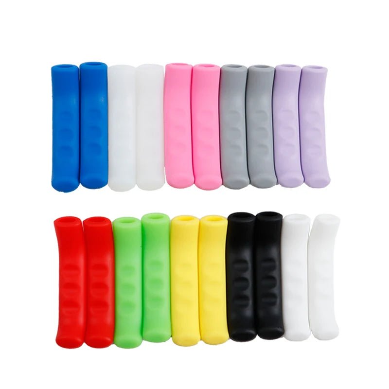 MEROCA 1Pair Bike Brake Lever Protective Silicone Bicycle Lever Grips Bicycle Brake Handle Cover Bicycle Accessories - Walmarkettt.com