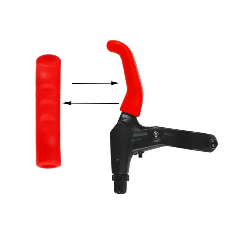 MEROCA 1Pair Bike Brake Lever Protective Silicone Bicycle Lever Grips Bicycle Brake Handle Cover Bicycle Accessories - Walmarkettt.com