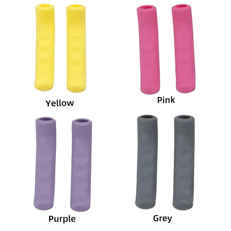 MEROCA 1Pair Bike Brake Lever Protective Silicone Bicycle Lever Grips Bicycle Brake Handle Cover Bicycle Accessories - Walmarkettt.com