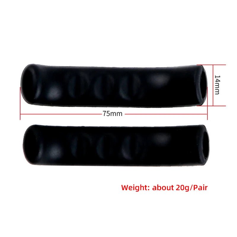 MEROCA 1Pair Bike Brake Lever Protective Silicone Bicycle Lever Grips Bicycle Brake Handle Cover Bicycle Accessories - Walmarkettt.com