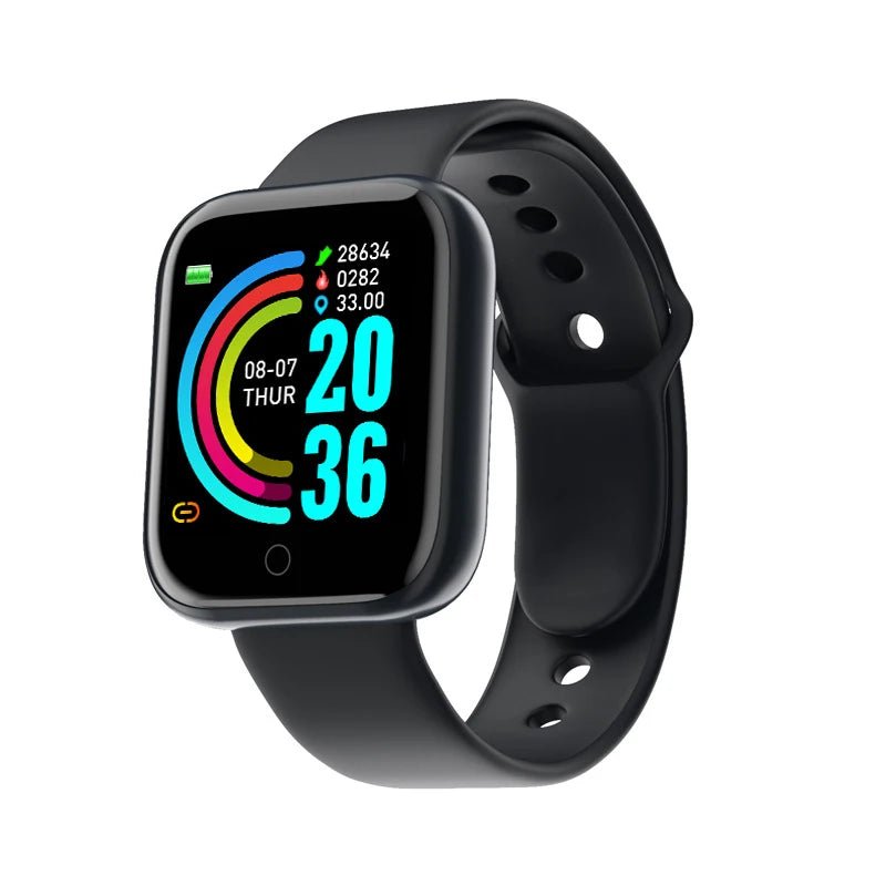 Multifunctional Smart Watch Men Women Bluetooth Connected Phone Music Fitness Sports Bracelet Sleep Monitor Y68 Smartwatch D20 - Walmarkettt.com