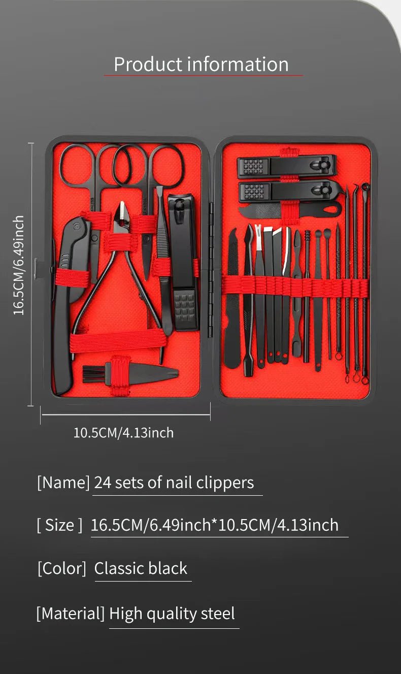 Nail Clipper Set Set Convenient Beauty Tools Nail Clipper Manicure Nail Trimmer Pedicure Knife Ear Peeling Knife Nail Manicure T - Walmarkettt.com