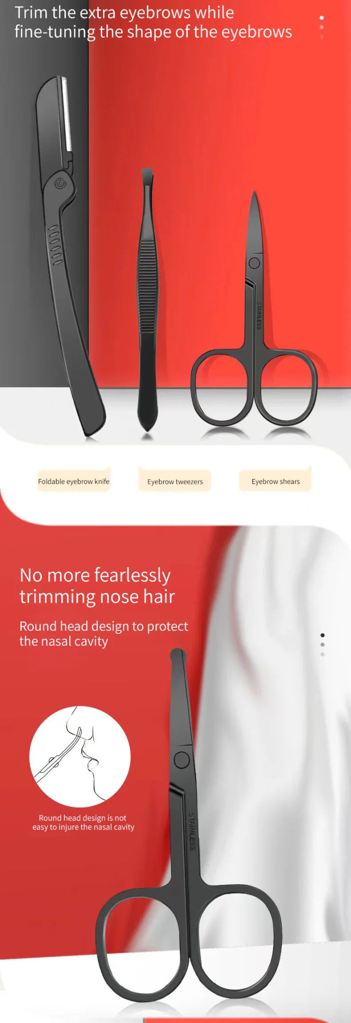 Nail Clipper Set Set Convenient Beauty Tools Nail Clipper Manicure Nail Trimmer Pedicure Knife Ear Peeling Knife Nail Manicure T - Walmarkettt.com