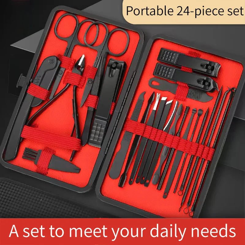 Nail Clipper Set Set Convenient Beauty Tools Nail Clipper Manicure Nail Trimmer Pedicure Knife Ear Peeling Knife Nail Manicure T - Walmarkettt.com