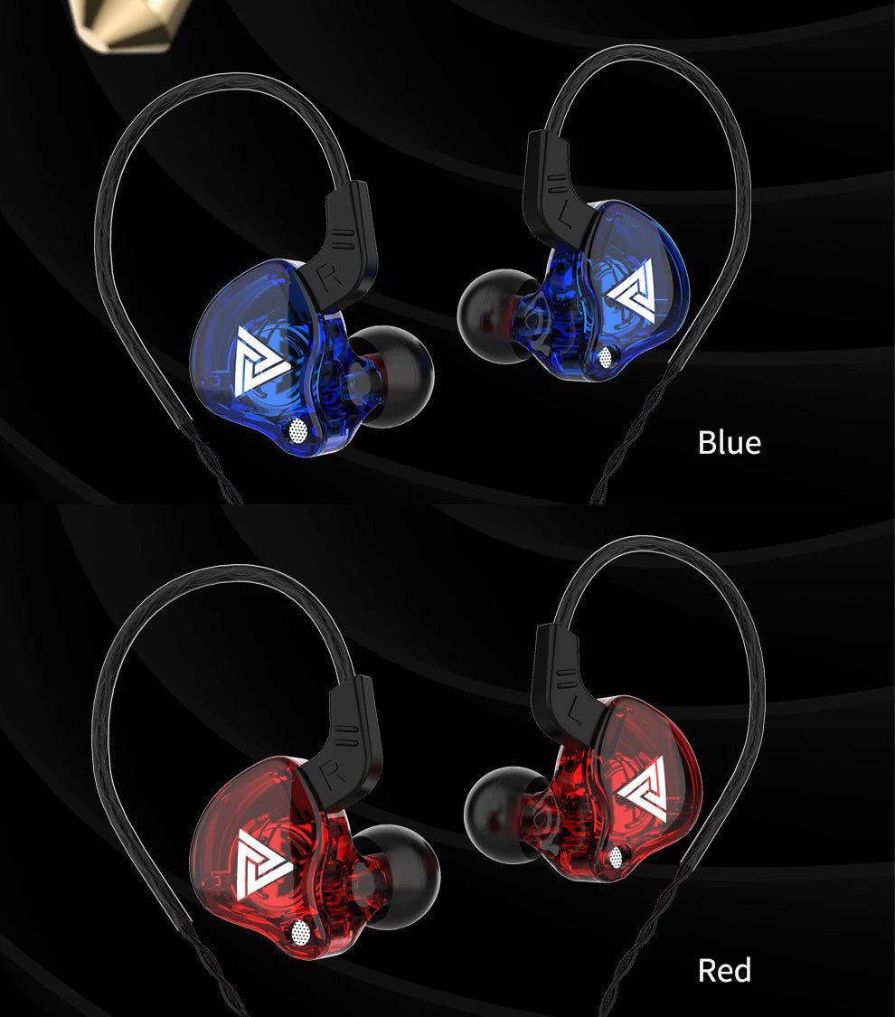 Original QKZ AK6 In Ear Earphone 6 Dynamic Driver Unit Headphone With Mic Stereo Sports HIFI Subwoofer Headset Monitor Earbuds - Walmarkettt.com