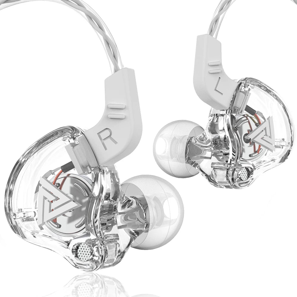 Original QKZ AK6 In Ear Earphone 6 Dynamic Driver Unit Headphone With Mic Stereo Sports HIFI Subwoofer Headset Monitor Earbuds - Walmarkettt.com