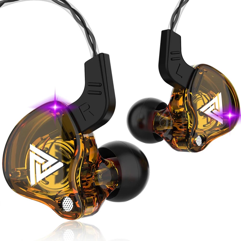 Original QKZ AK6 In Ear Earphone 6 Dynamic Driver Unit Headphone With Mic Stereo Sports HIFI Subwoofer Headset Monitor Earbuds - Walmarkettt.com