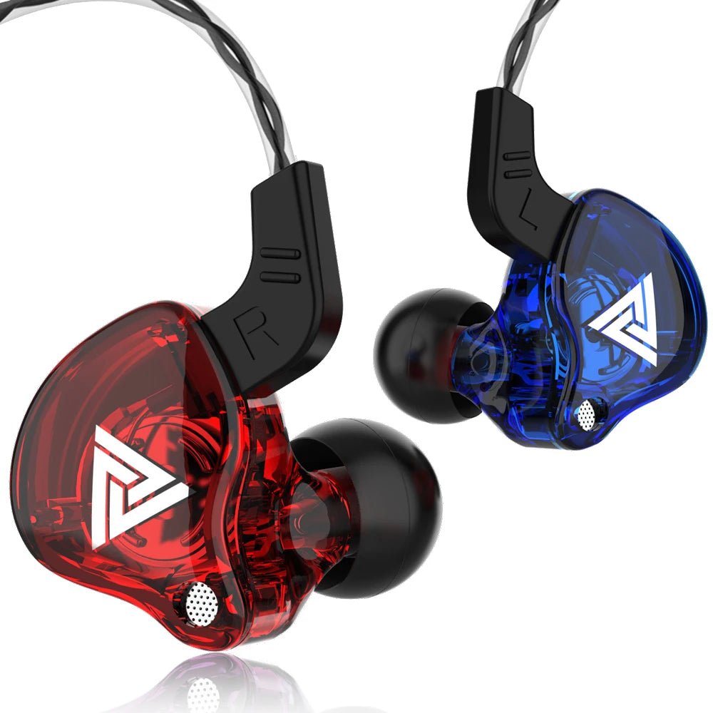 Original QKZ AK6 In Ear Earphone 6 Dynamic Driver Unit Headphone With Mic Stereo Sports HIFI Subwoofer Headset Monitor Earbuds - Walmarkettt.com