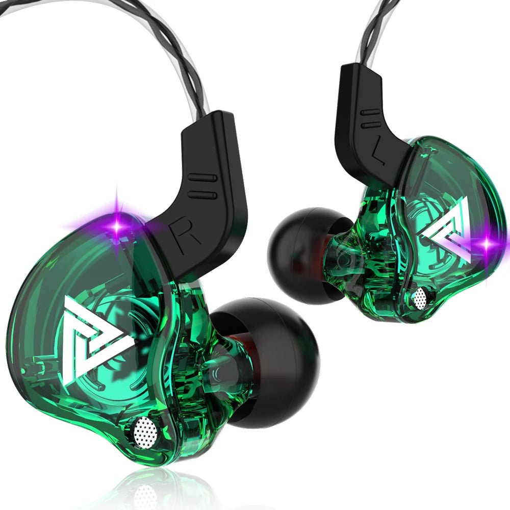 Original QKZ AK6 In Ear Earphone 6 Dynamic Driver Unit Headphone With Mic Stereo Sports HIFI Subwoofer Headset Monitor Earbuds - Walmarkettt.com