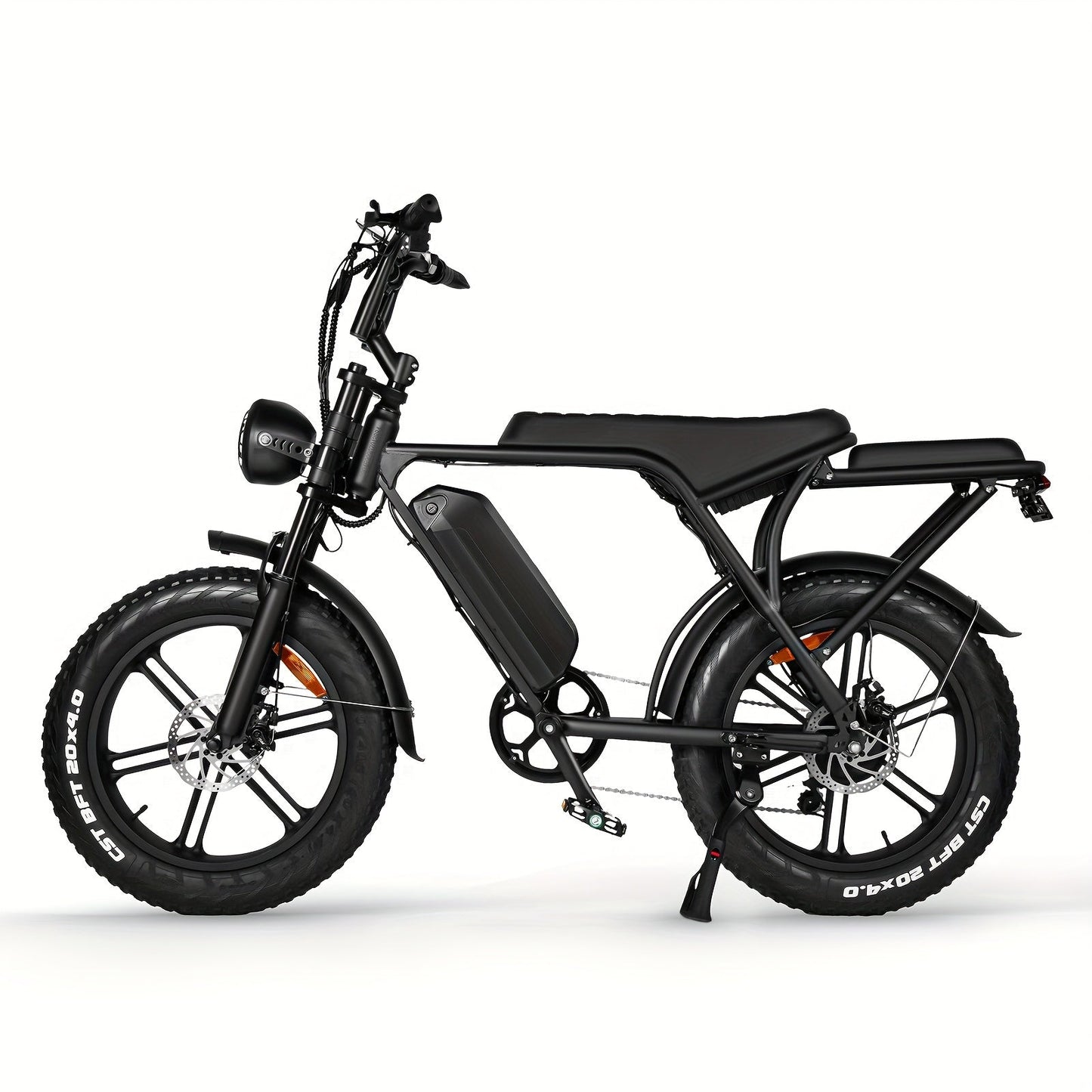 OUXI Electric Bike, V8 Electric Mountain Bike With 750W Motor 48V 15Ah Removable Larger Battery 20MPH 20" Fat Tire E Bike Shi - Mano 7 - Speed Adult Electric Bicycles, Electric Dirt Bike, Electric Mountain Bike, Electric Bicycle - Walmarkettt.com