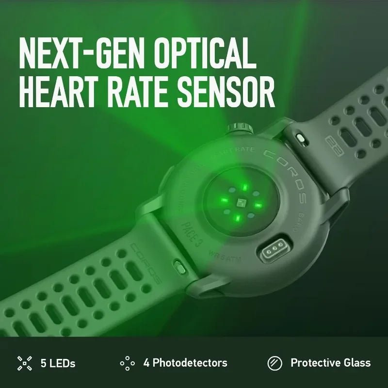 PACE 3 Sport Watch GPS, Lightweight and Comfort, 17 Days Battery Life, Dual - Frequency GPS, Heart Rate - Walmarkettt.com