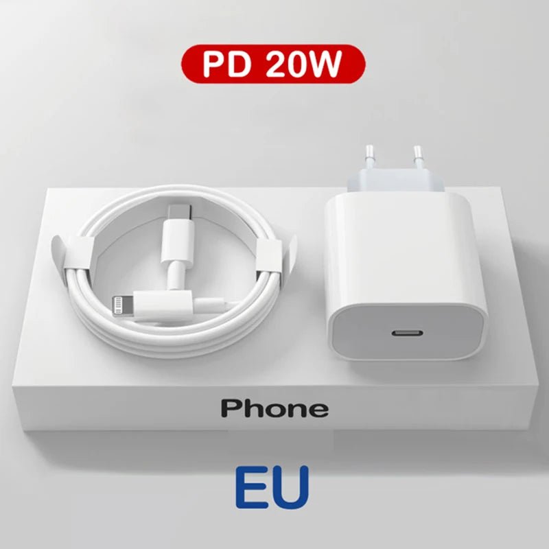 PD Charger 20W Fast Charging USB C Charger For iPhone 15 14 13 Pro Max Mini X XS Quick Charge Type C Phone Charger Power Adapter - Walmarkettt.com