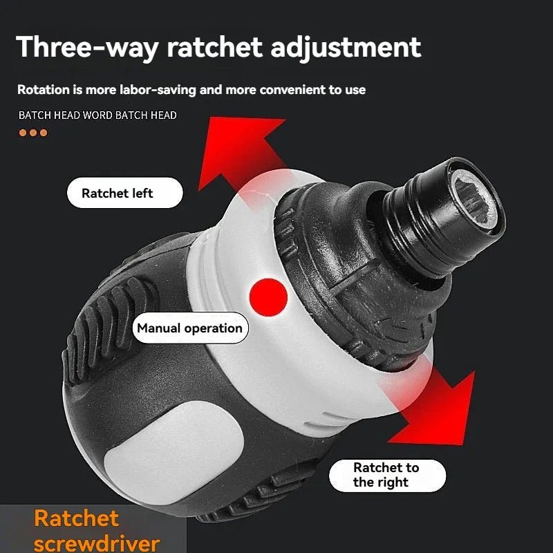 Ratchet Screwdriver Set Short Shaped Radish Head High Hardness Labor - saving Multi - functional Dual - purpose - Walmarkettt.com