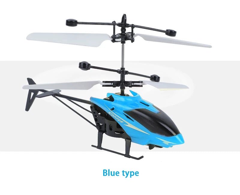 Rechargeable Mini RC Drone Remote Safe Fall - resistant RC Helicopters Drone Children Toys(No remote control battery) - Walmarkettt.com