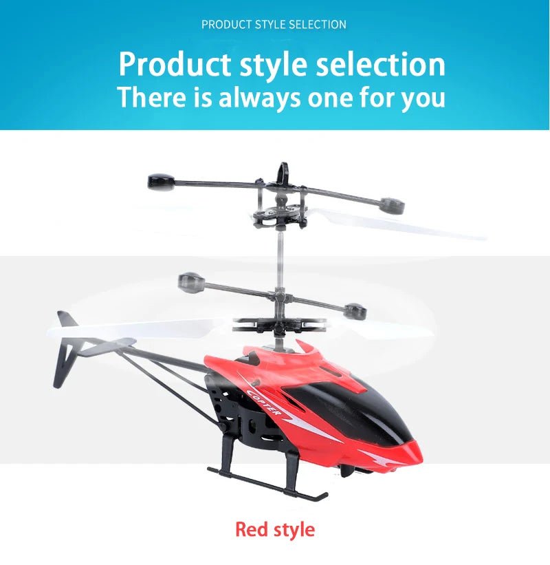 Rechargeable Mini RC Drone Remote Safe Fall - resistant RC Helicopters Drone Children Toys(No remote control battery) - Walmarkettt.com
