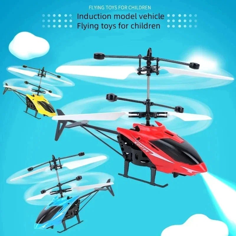 Rechargeable Mini RC Drone Remote Safe Fall - resistant RC Helicopters Drone Children Toys(No remote control battery) - Walmarkettt.com